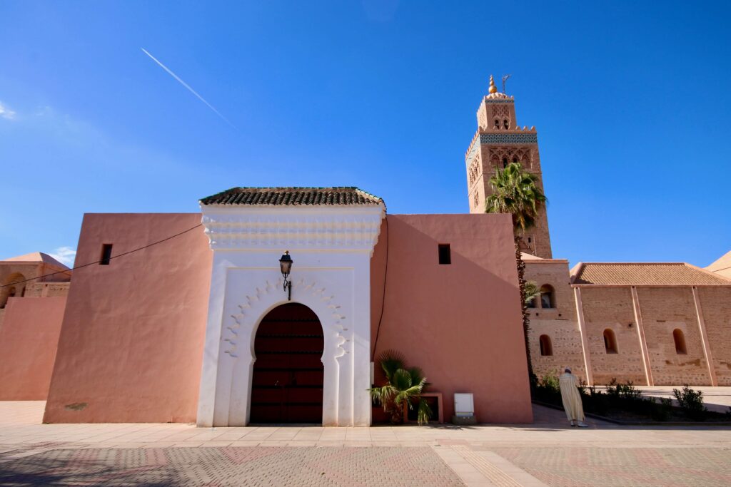 Solo traveller's guide to Marrakech: Koutoubia Mosque viewed from Parc Lalla Hasana
