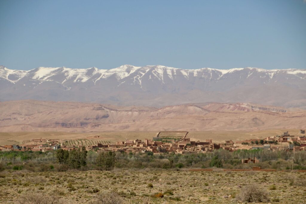 Travelling by bus in Morocco allows you to see some incredible landscapes along the way